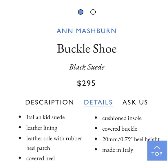 ANN MASHBURN Buckle Shoe Dark Brown Suede Heels - Picture 12 of 13